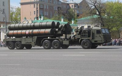 S-400 Triumf air defence missile system launch vehicle