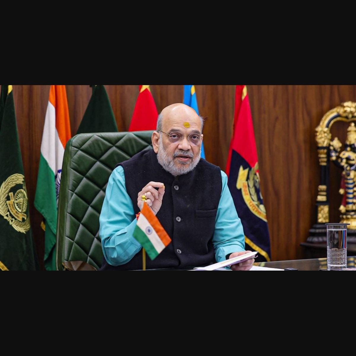 Home Minister Amit Shah in Parliament - Source: Onmanorama