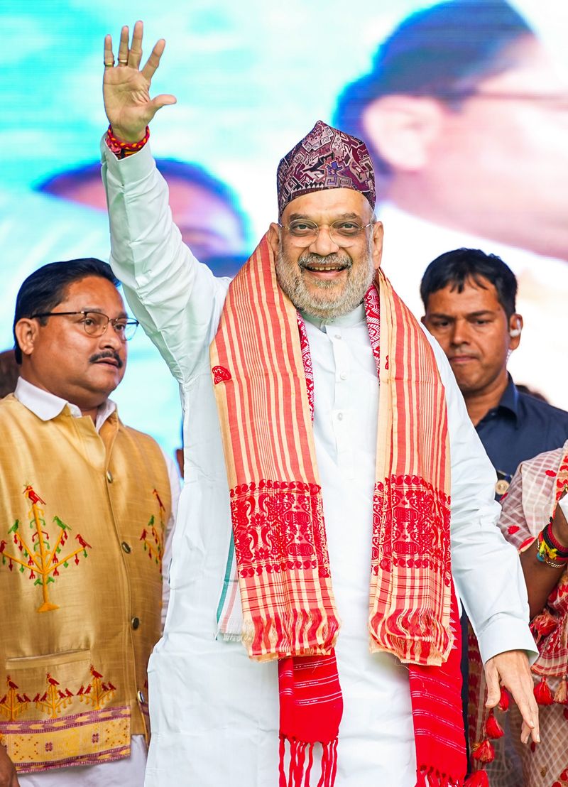 Union Home Minister Amit Shah addressing rally in Assam promising Uniform Civil Code
