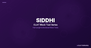 Siddhi — सिद्धि CLAT Mock Test Series