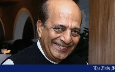 Portrait of Dinesh Trivedi appointed High Commissioner to Bangladesh