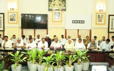 CM Siddaramaiah at Karnataka Cabinet meeting