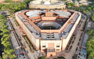 New Parliament Building New Delhi where the 131st Constitutional Amendment Bill 2026 was debated