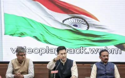 AAP Rajya Sabha MPs press conference April 2026