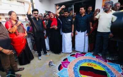 TN CM MK Stalin at delimitation protest in Namakkal | Source: The Week/PTI