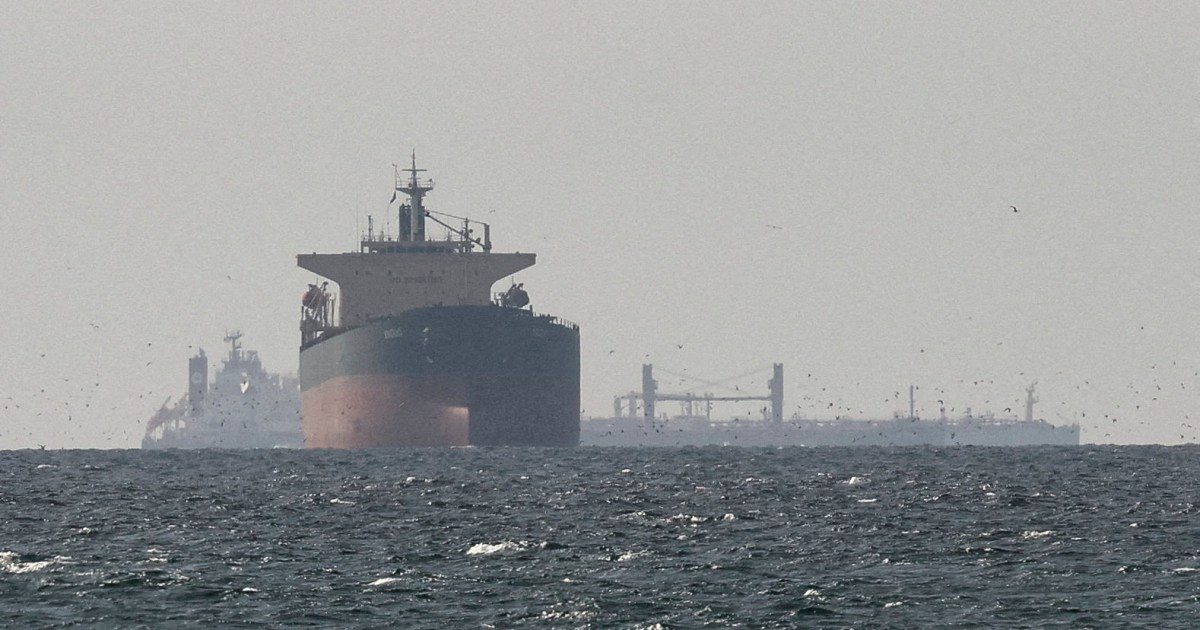 Cargo ships near Strait of Hormuz during US naval blockade of Iran - Image: Al Jazeera/Reuters