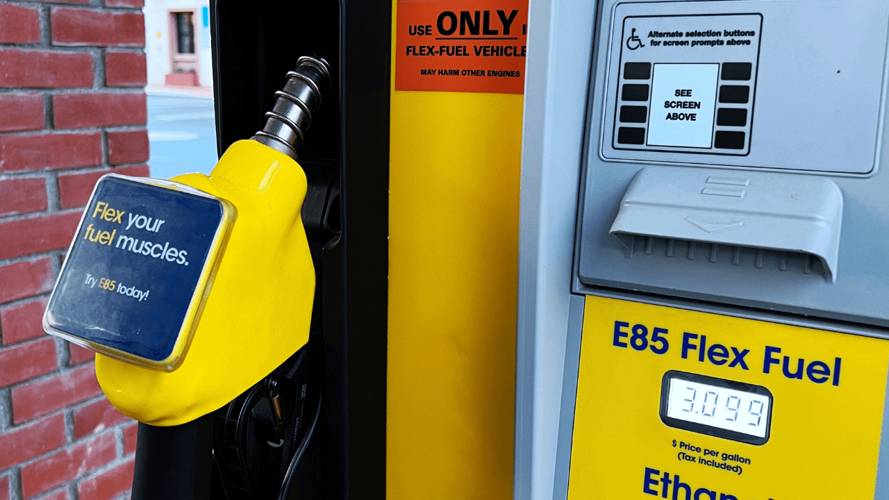 Ethanol blended fuel pump flex fuel vehicle India
